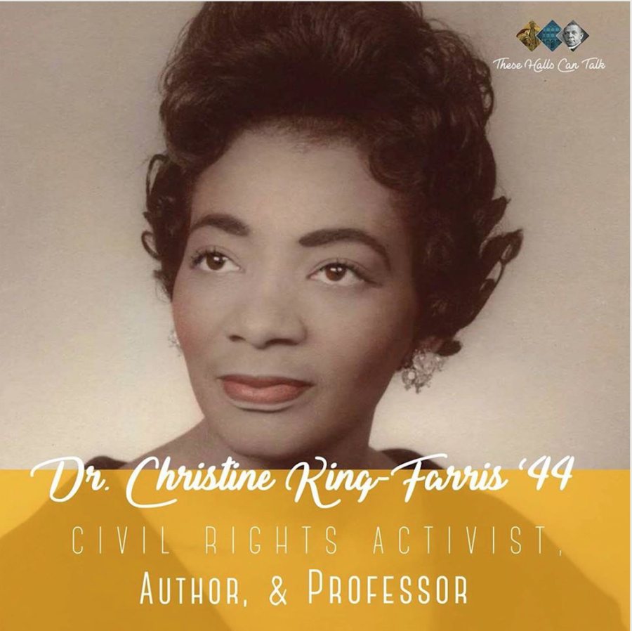Christine King Farris '44 - These Halls Can Talk®